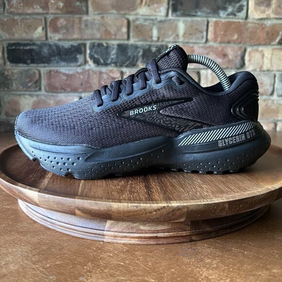 Brooks Glycerin GTS 21 Supportive Women's 7 Black Road Running Shoes Sneakers - Picture 1 of 16